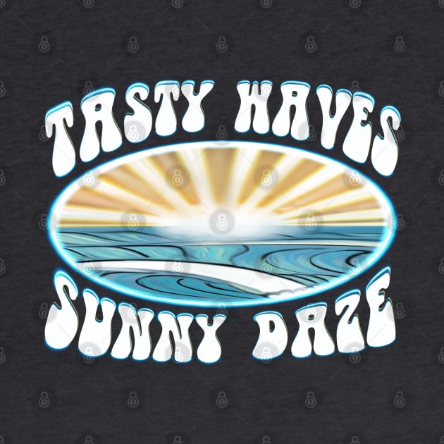 Tasty Waves Sunny Daze Beach sunrise clean waves by BrederWorks